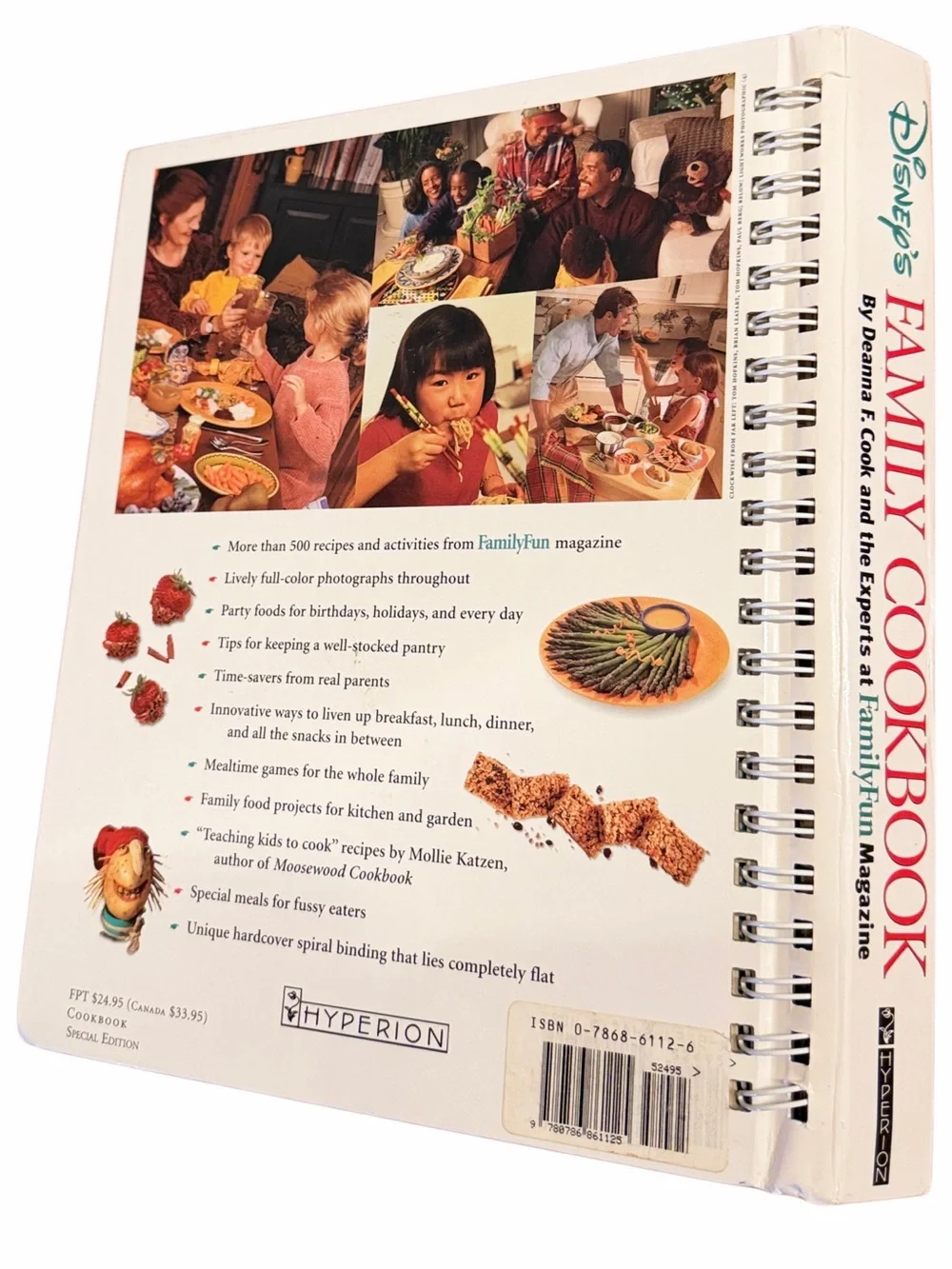 Disney Family Cookbook - White and Red Cover